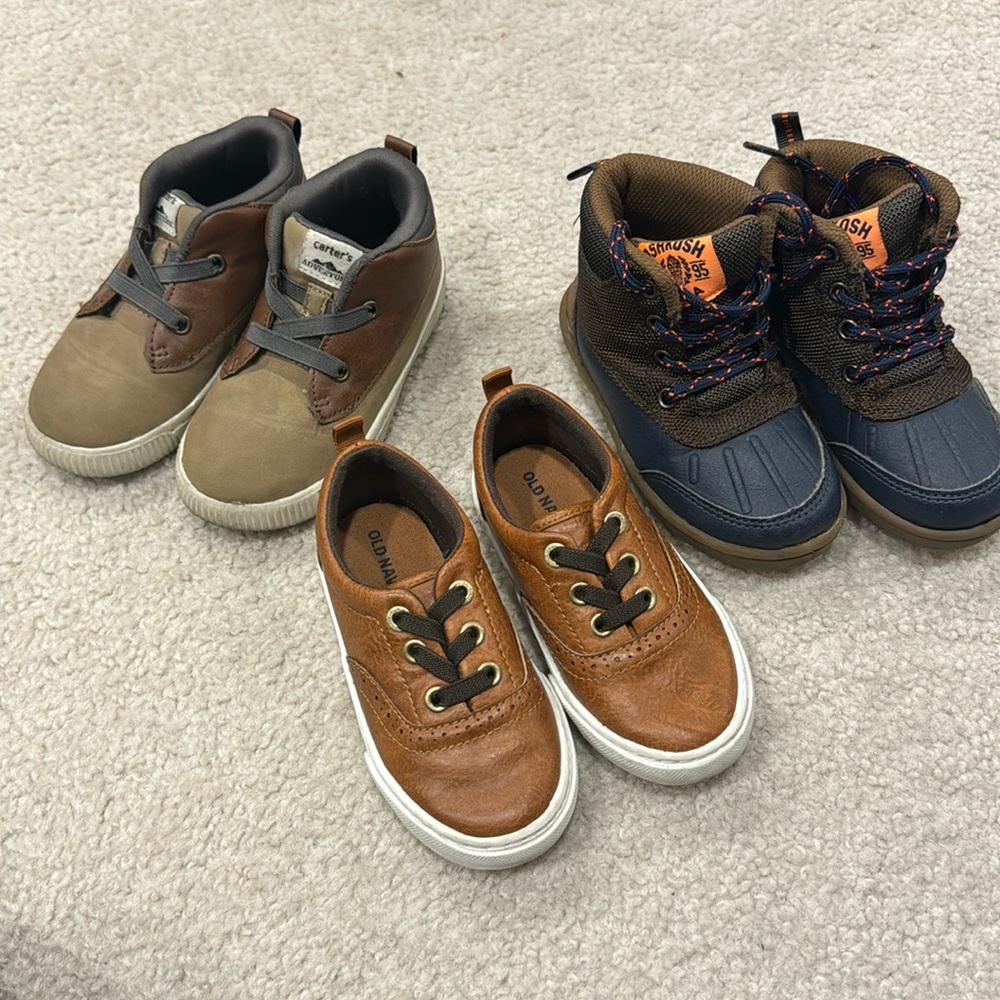 Size 8 and 7 toddler shoes